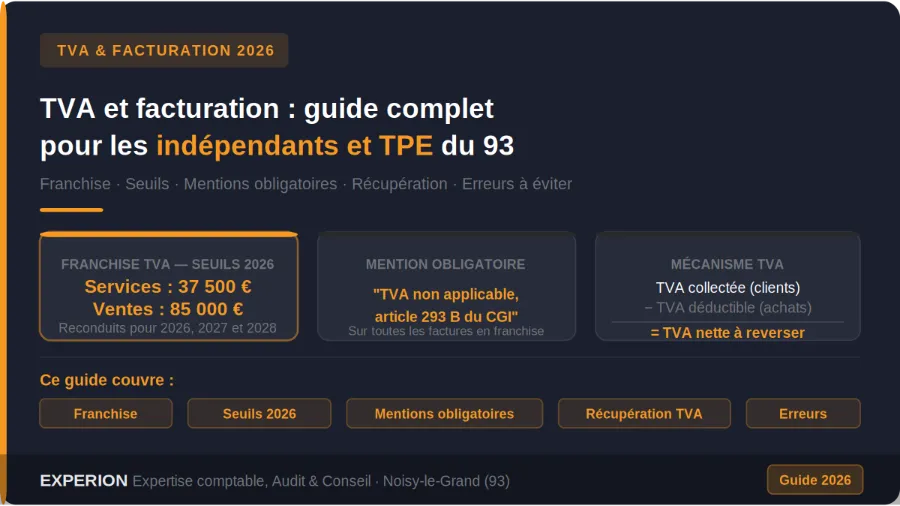 TVA et facturation pour indépendants et TPE